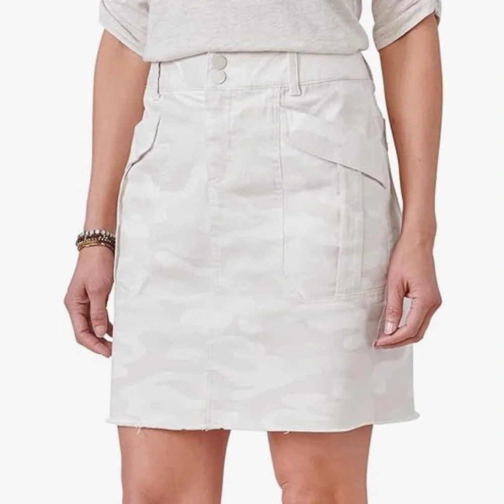 Democracy Ab Utility Skirt Birch Cream Beige Light Camo Print 16W